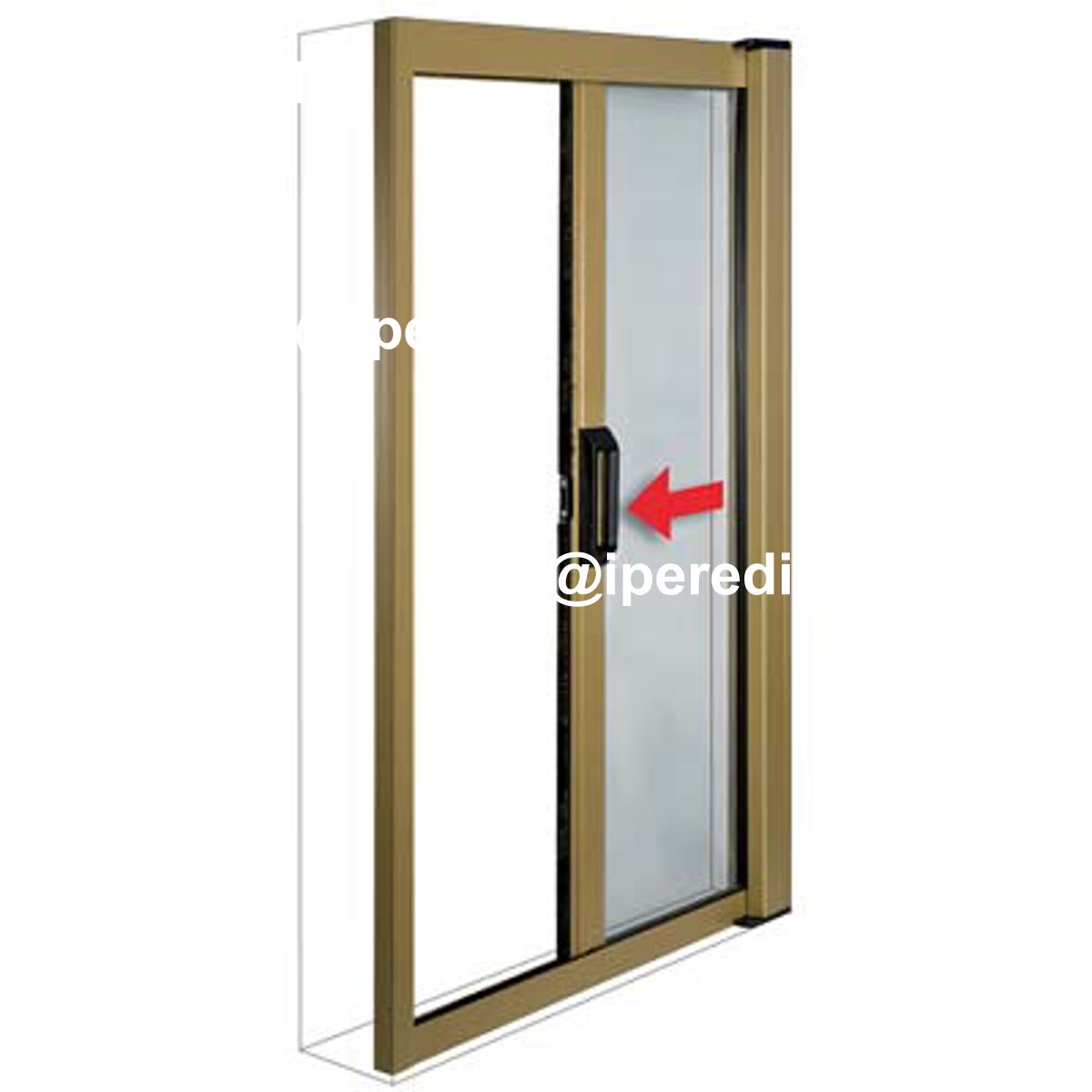ZANZARIERA KIT PORTA SOTTILE IRS BIANCO RAL 9010 FIBRA VETRO/PVC CM 140 H.CM 240