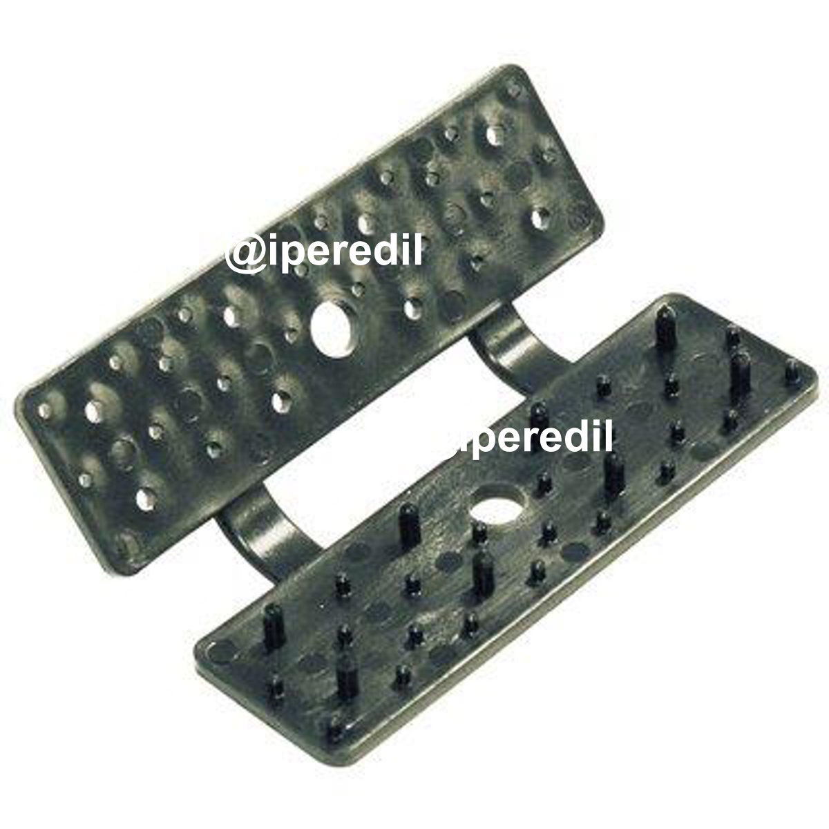CLIP BOTTONE LEGARETE OMBRA RETTANGOLARE ITALIA CF=PZ 50