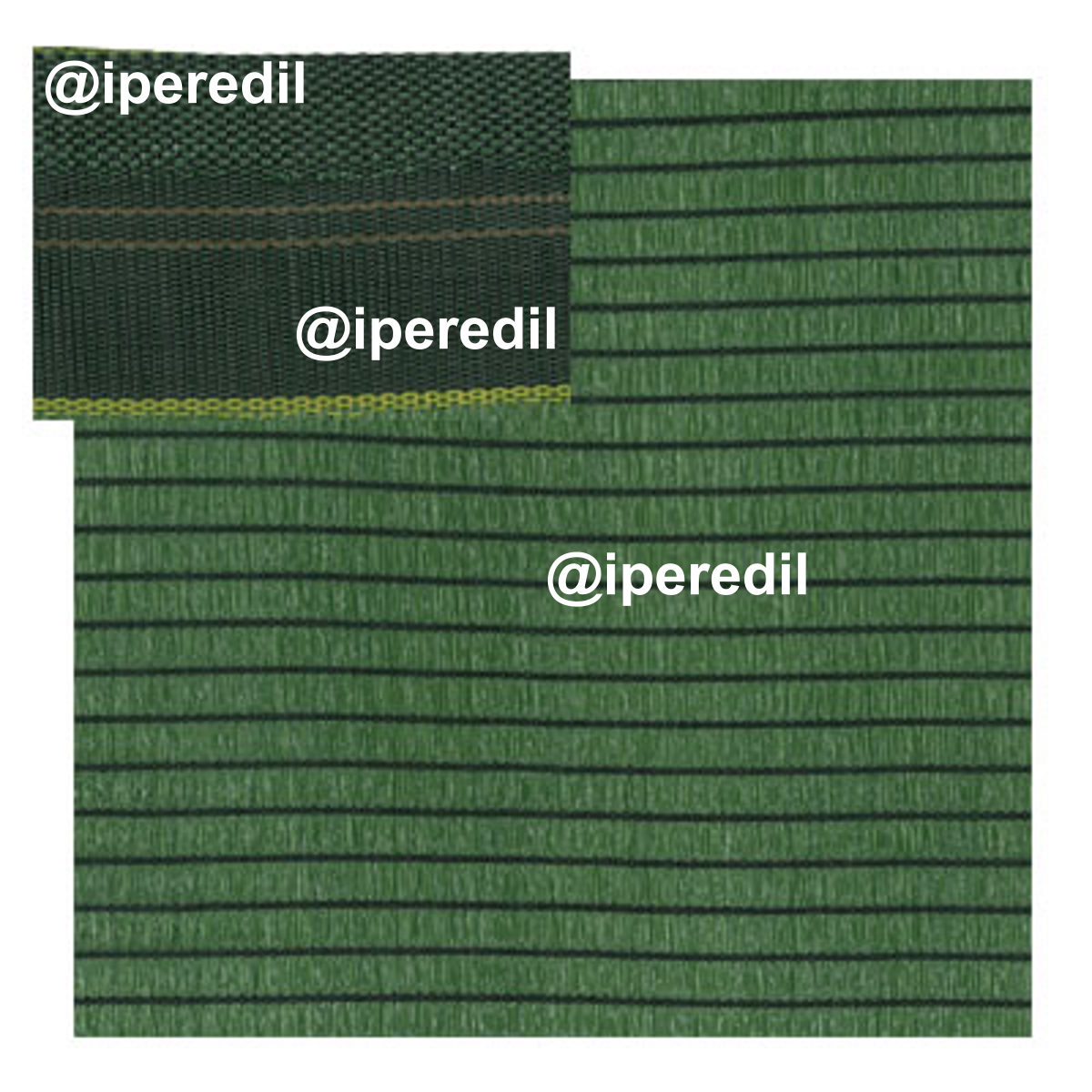 RETE OMBREGGIANTE CAMPING VERDE STARS PE GR/MQ 140 L.MT 50 H.CM 200 + POLIECO