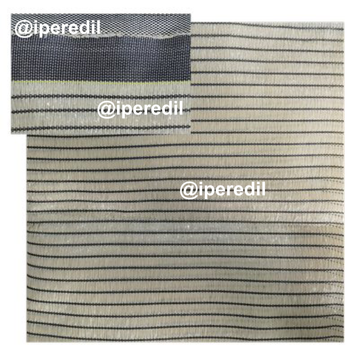 RETE OMBREGGIANTE CAMPING BEIGE MINIROLL STARS PE GR/MQ 140 L.MT 10 H.CM 100 + POLIECO