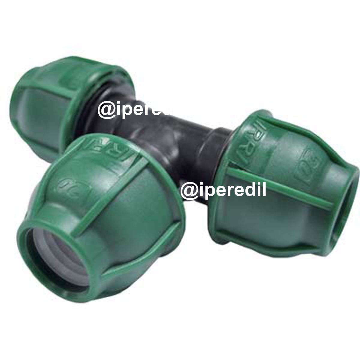 TEE A COMPRESSIONE PN10 MM 25X25X25