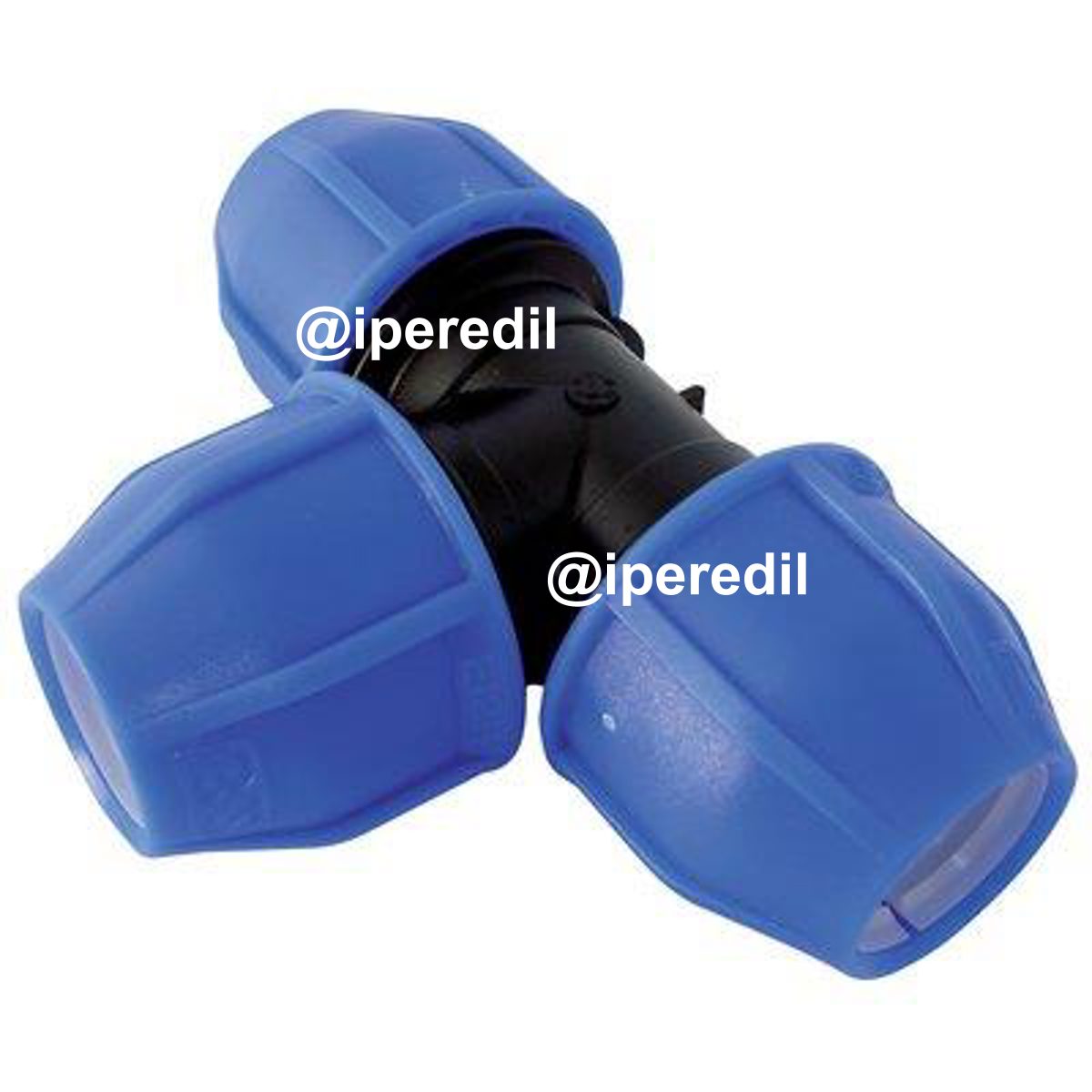 TEE A COMPRESSIONE PN16 MM 20X20X20