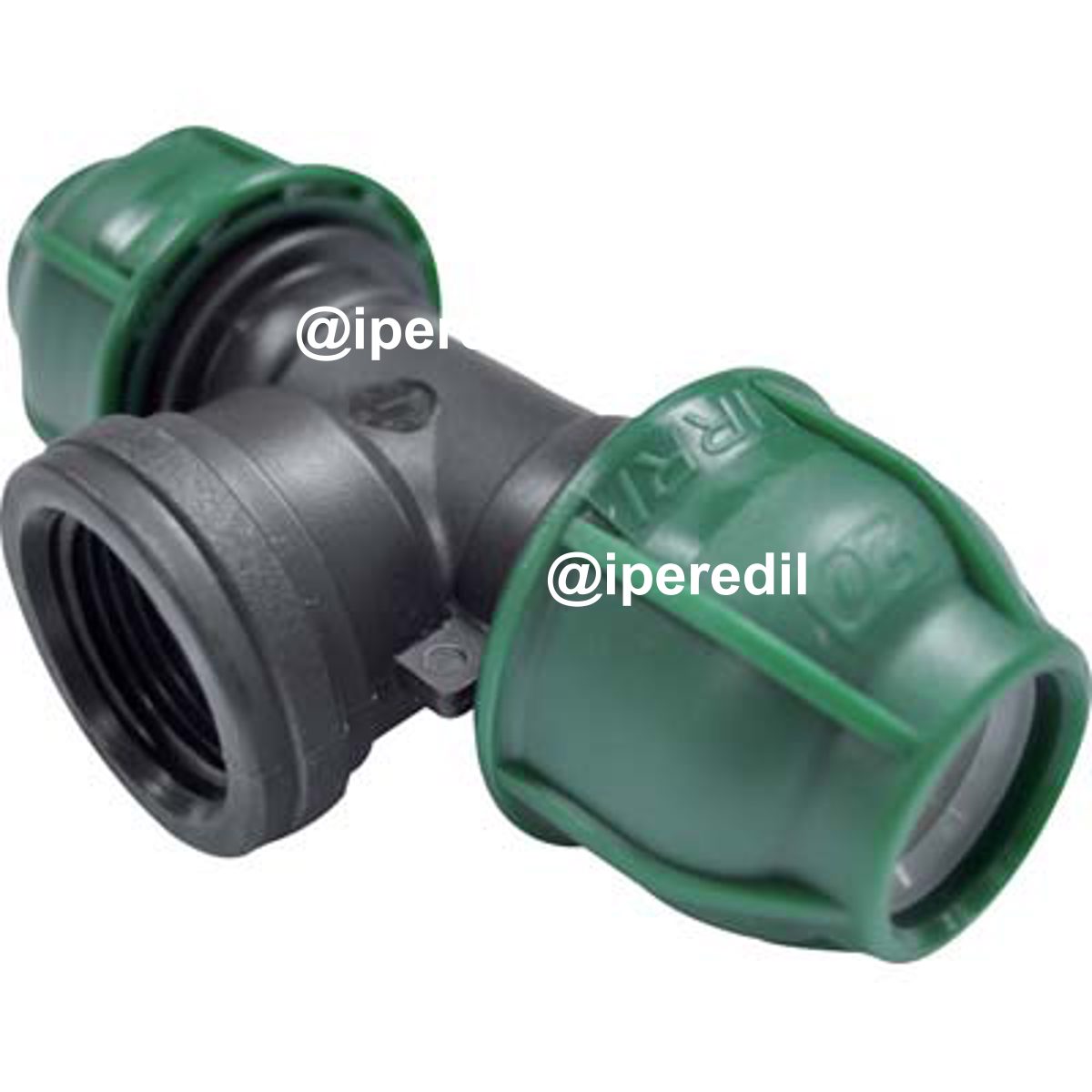 TEE A COMPRESSIONE FILETTO FEMMINA PN10 MM 20X1/2F