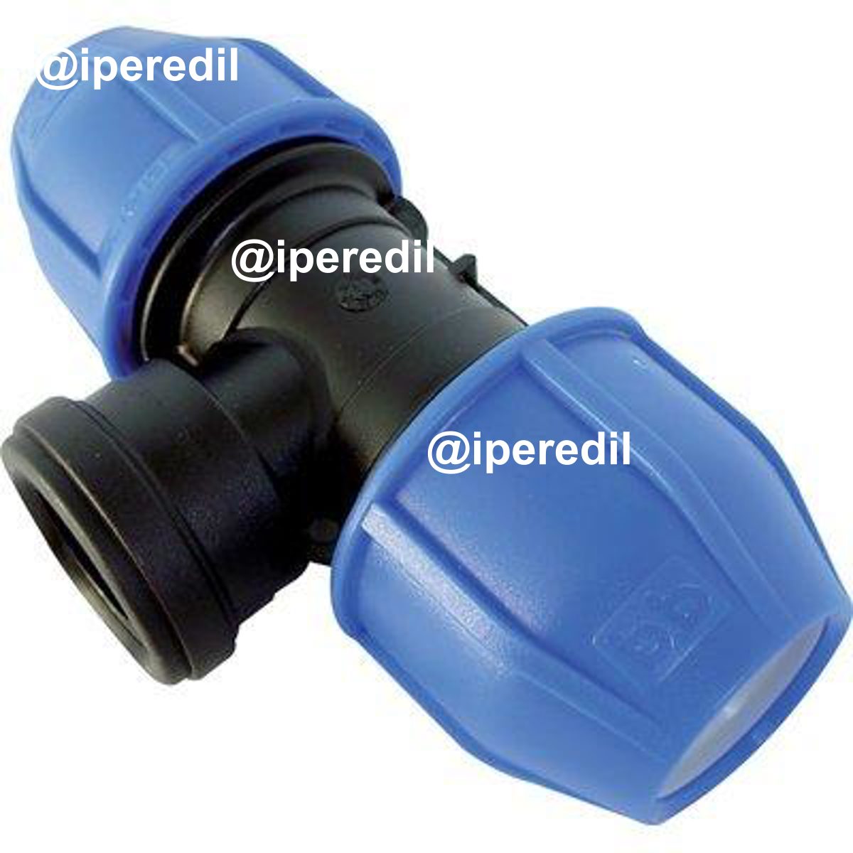 TEE A COMPRESSIONE FILETTO FEMMINA PN16 MM 63X2"F