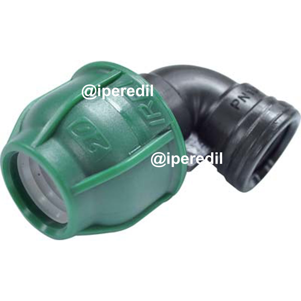 GOMITO A COMPRESSIONE FILETTO FEMMINA PN10 MM 20X1/2F