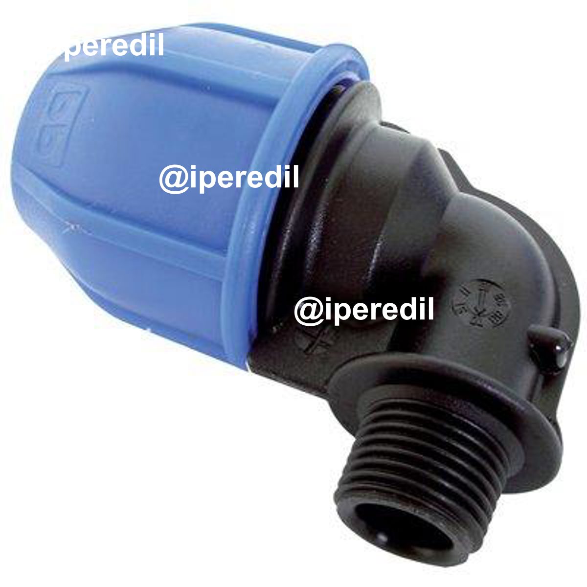 GOMITO A COMPRESSIONE FILETTO MASCHIO PN16 MM 20X3/4M