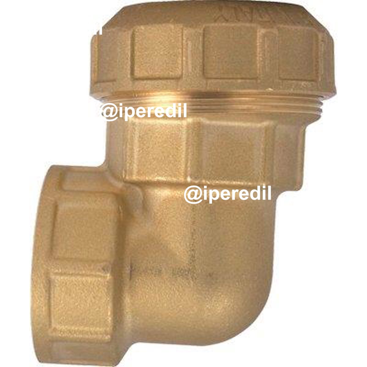 GOMITO A COMPRESSIONE FIL FEMMINA PN25 745 ITAP OTTONE MM 20X1/2F