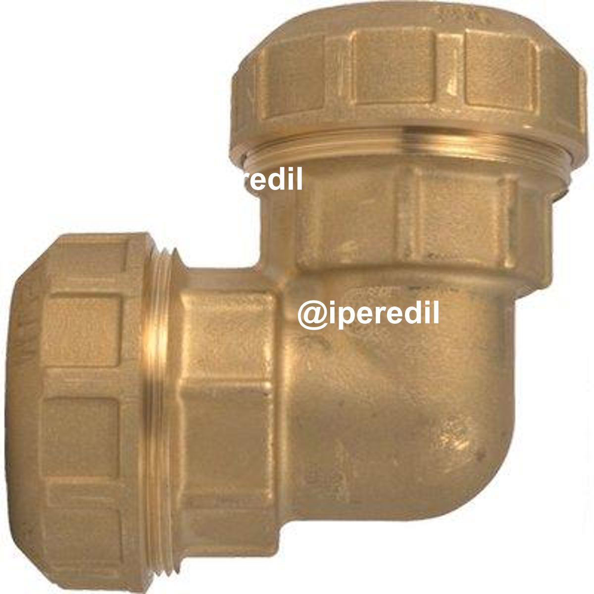 GOMITO A COMPRESSIONE PN25 750 ITAP OTTONE MM 32X32