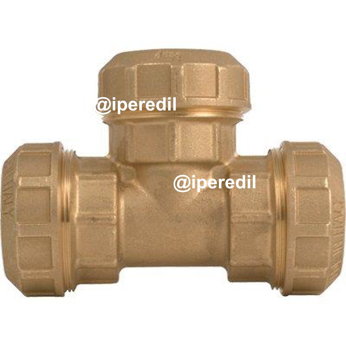 TEE A COMPRESSIONE PN25 730 ITAP OTTONE MM 32X32X32