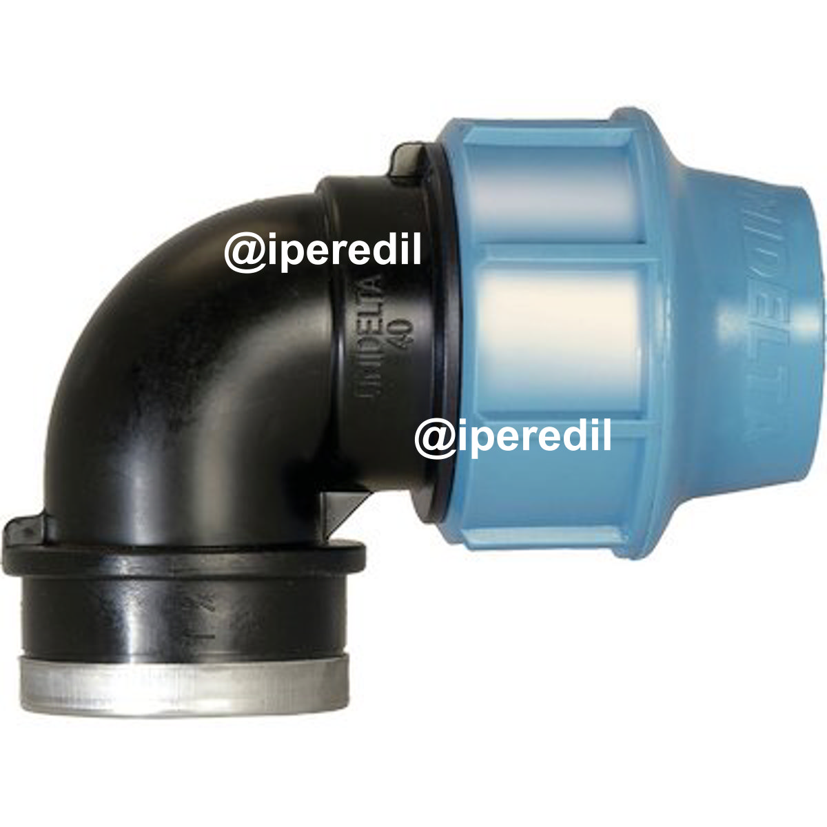 GOMITO A COMPRESSIONE FIL FEMMINA PN16 UNIDELTA MM 16X3/4F