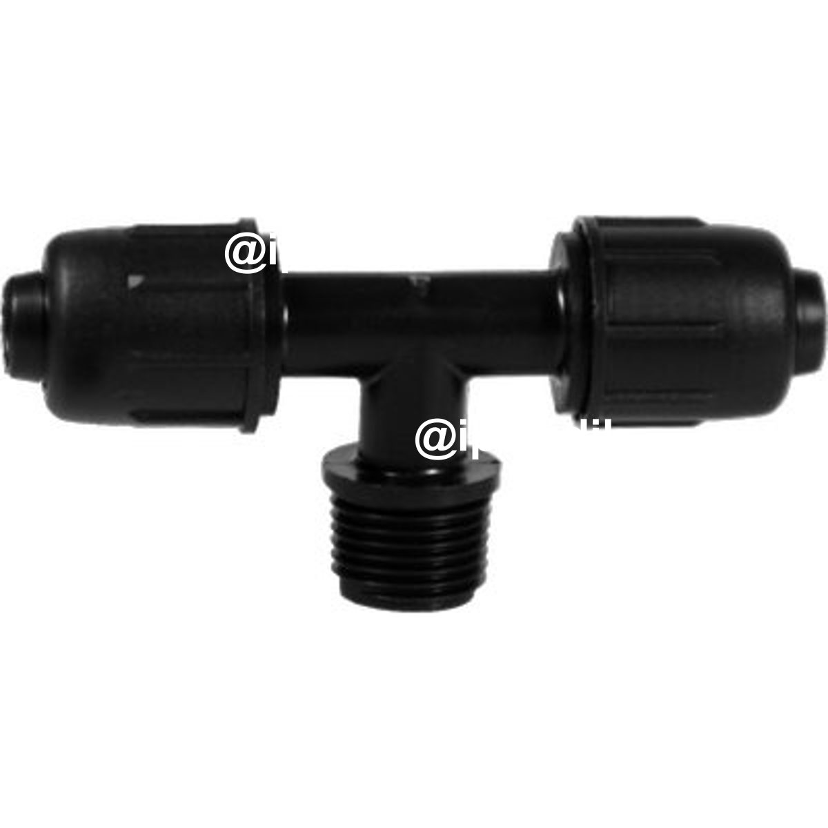 TEE A COMPRESSIONE FILETTO MASCHIO PN4 MM 16X1/2M