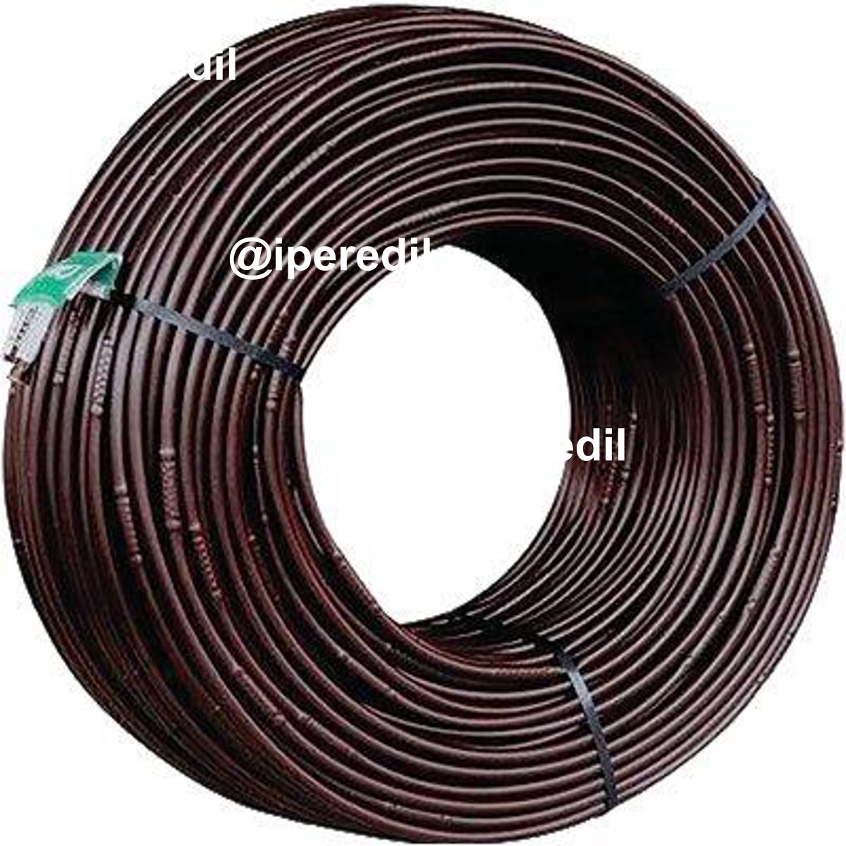 TUBO GOCCIOLANTE FORI 3 PN MARRONE LT/H 2 MM 16 PASSO CM 30 MT 50 CA