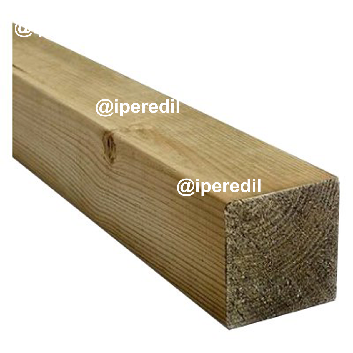 PALO QUADRO LEGNO EURO PINO IMPREGNATO CM 7X7 H.CM 210