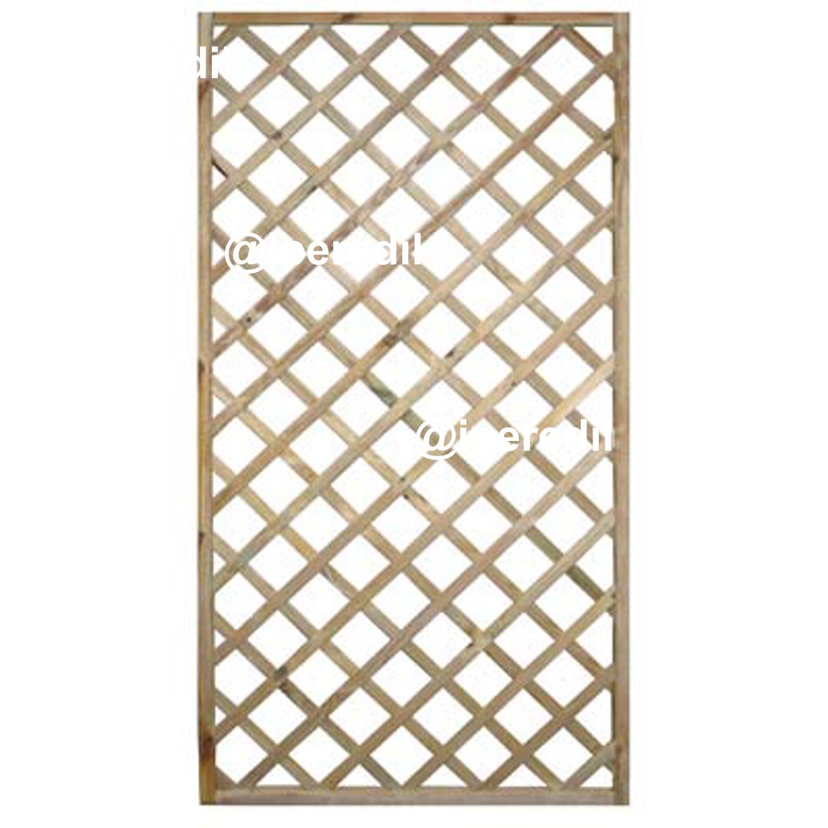PANNELLO GRIGLIATO LEGNO EURO PINO IMPREGNATO CORNICE MM 45X30 CM 120X180 - 06107648