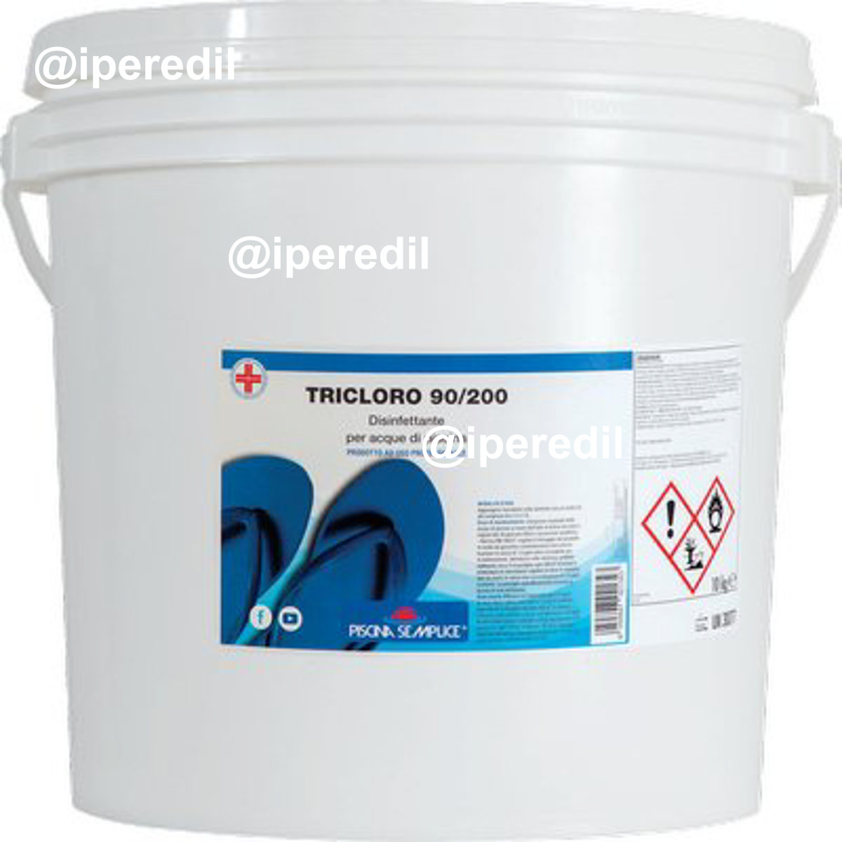 TRICLORO X PISCINA PASTIGLIE LAPI KG 25=125XGR 200