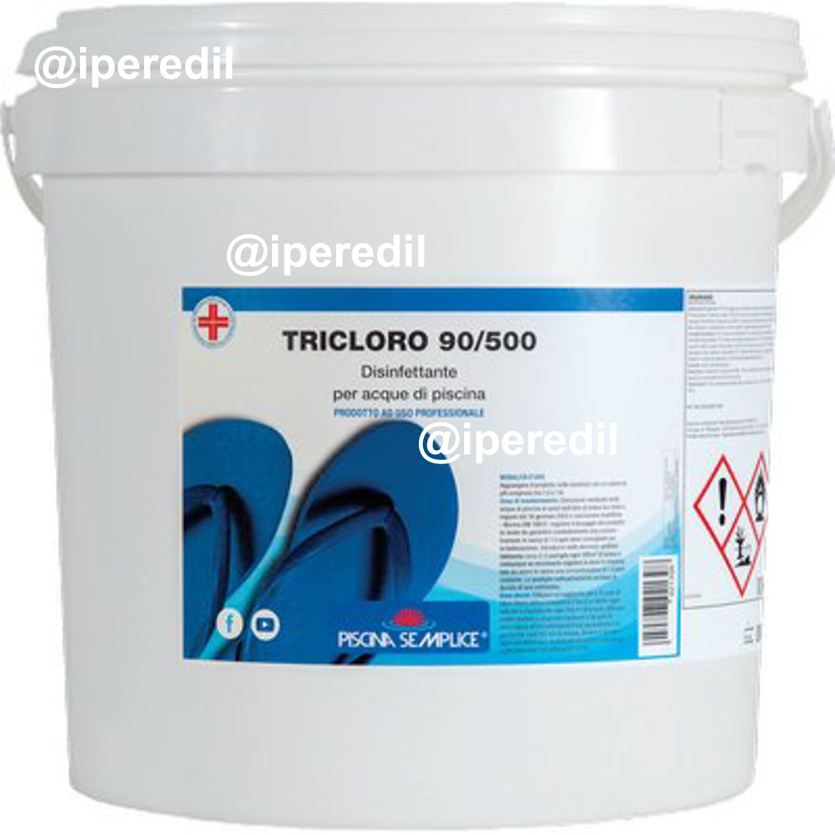 TRICLORO X PISCINA PASTIGLIE LAPI KG 10=20XGR 500