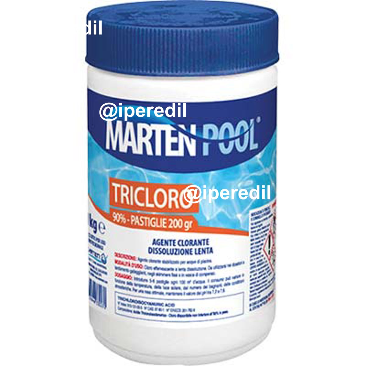 TRICLORO X PISCINA PASTIGLIE MARTEN KG 1=5XGR 200