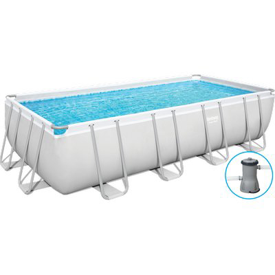 PISCINA POWER STEEL 56670 BESTWAY FILTRO LT/H 3.028 CM 488X244 H.CM 122