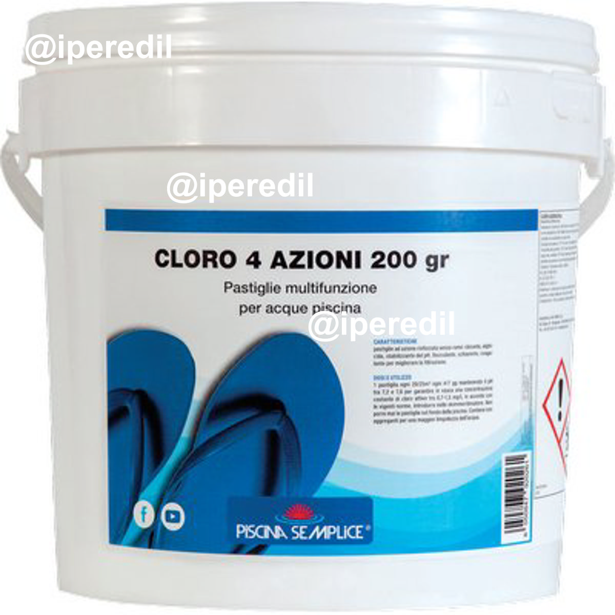 MULTIAZIONE X PISCINA PASTIGLIE LAPI KG 5=25XGR 200