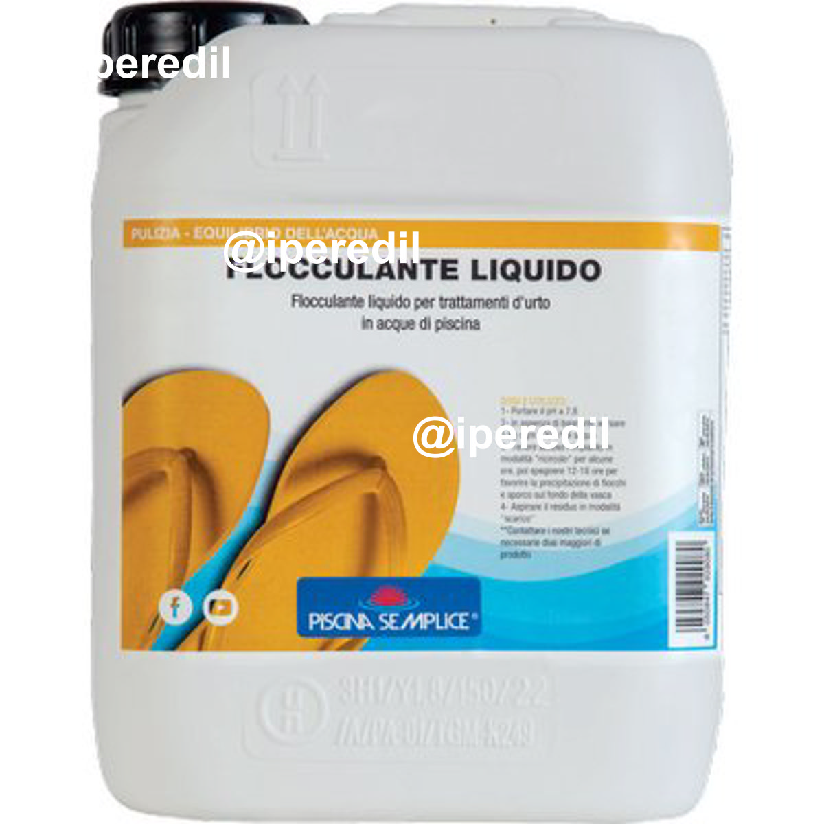FLOCCULANTE X PISCINA LAPI LIQUIDO LT 5