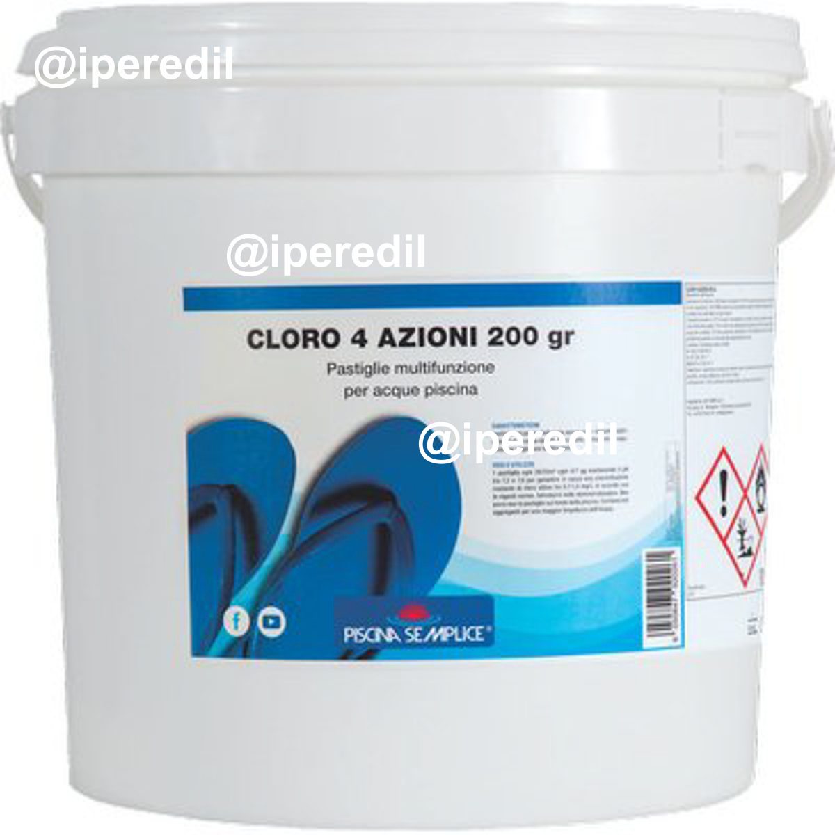 MULTIAZIONE X PISCINA PASTIGLIE LAPI KG 10=50XGR 200