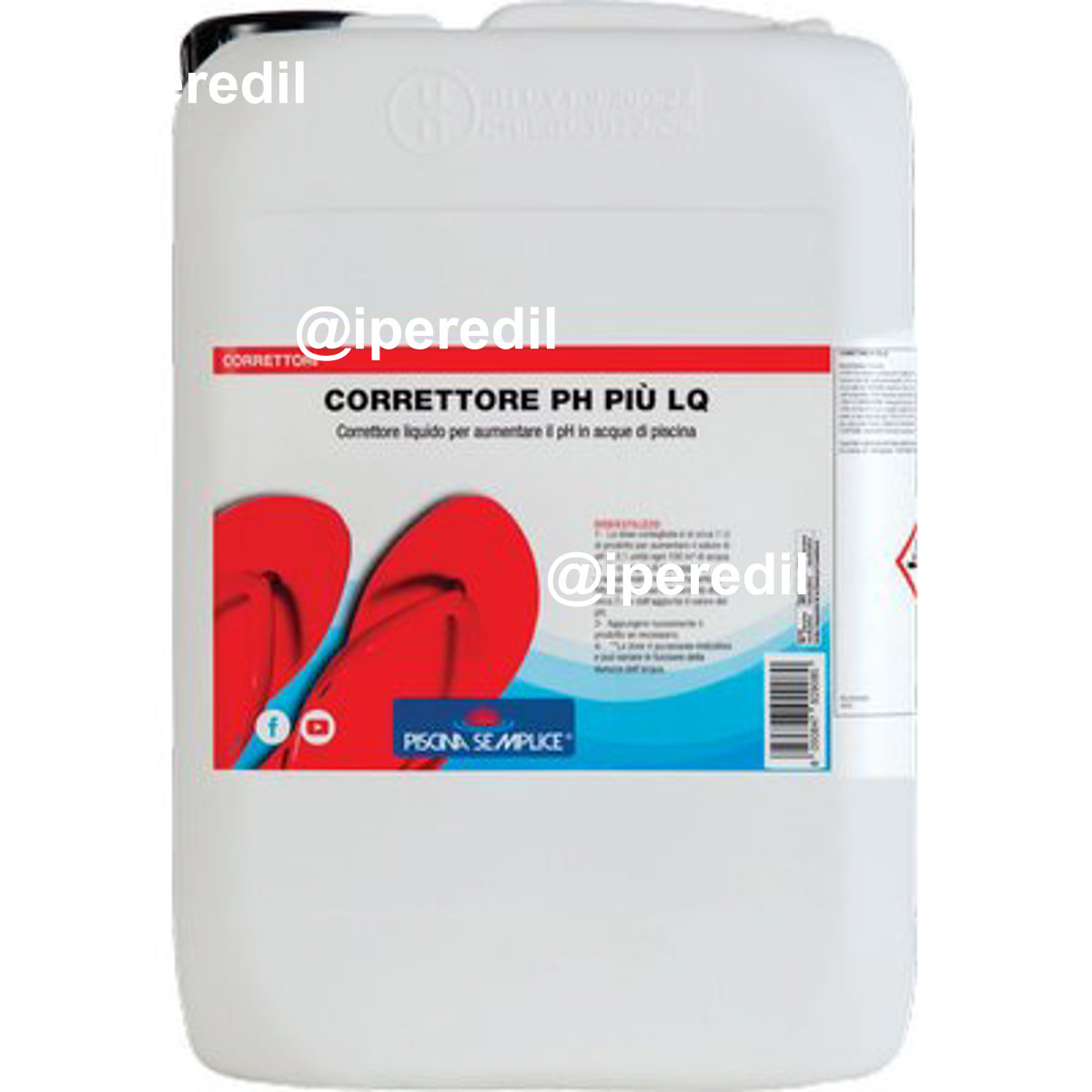 REGOLATORE PH PIU X PISCINA LAPI LIQUIDO LT 5