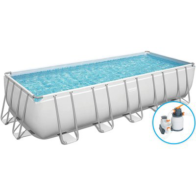 PISCINA POWER STEEL 5612B BESTWAY FILTRO SABBIA LT/H 5.678 CM 640X274 H.CM 132