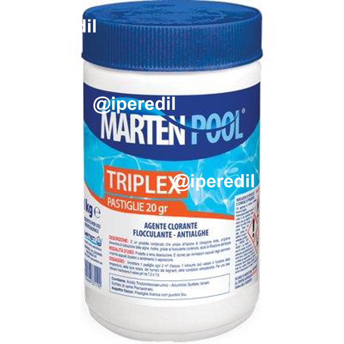 MULTIAZIONE X PISCINA PASTIGLIE MARTEN KG 1=50XGR 20