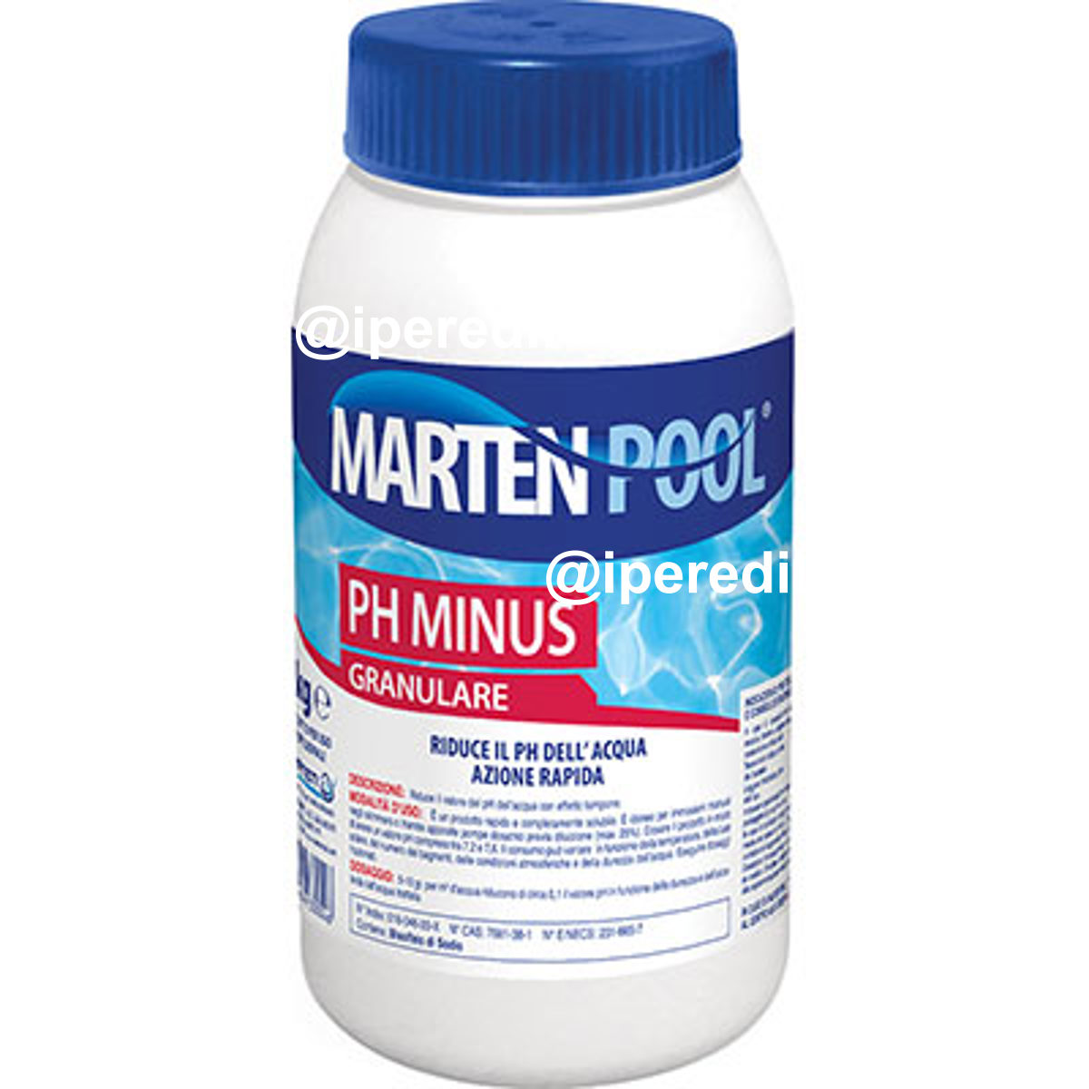 REGOLATORE PH MENO X PISCINA GRANULARE MARTEN KG 1