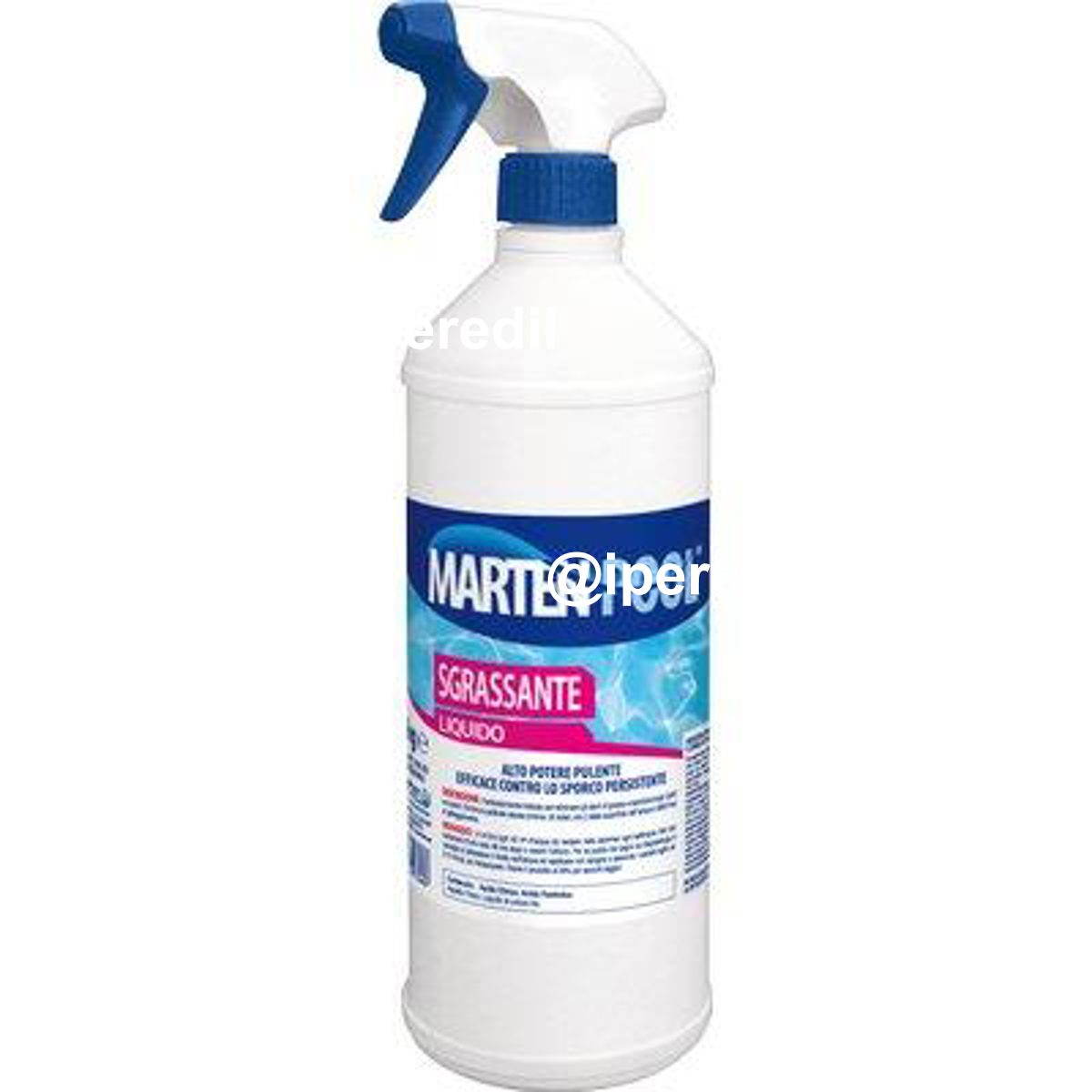 SGRASSANTE X PISCINA MARTEN LIQUIDO LT 1 + SPRUZZINO