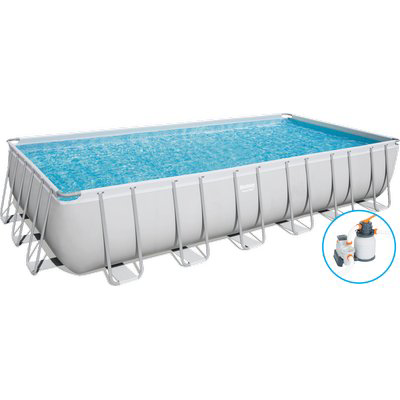 PISCINA POWER STEEL 56475 BESTWAY FILTRO SABBIA LT/H 5.678 CM 732X366 H.CM 132