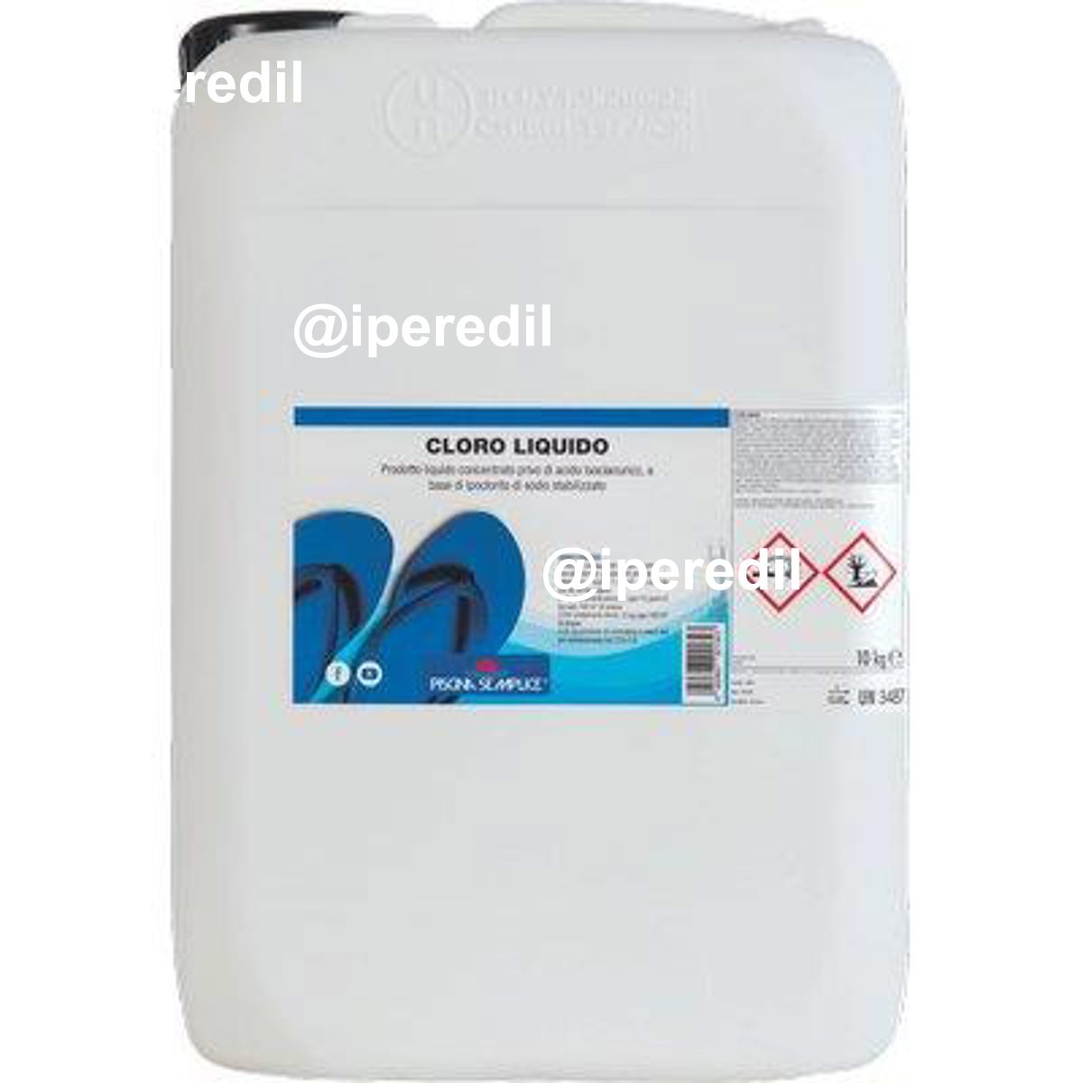 CLORO LIQUIDO X PISCINA LAPI STABILIZZATO KG 25