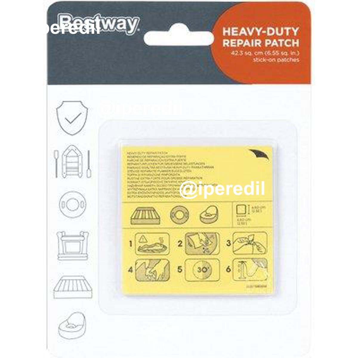 TOPPE PISCINA RINFORZATE 62068 BESTWAY NR 10XCMQ 42,3 - 06110868