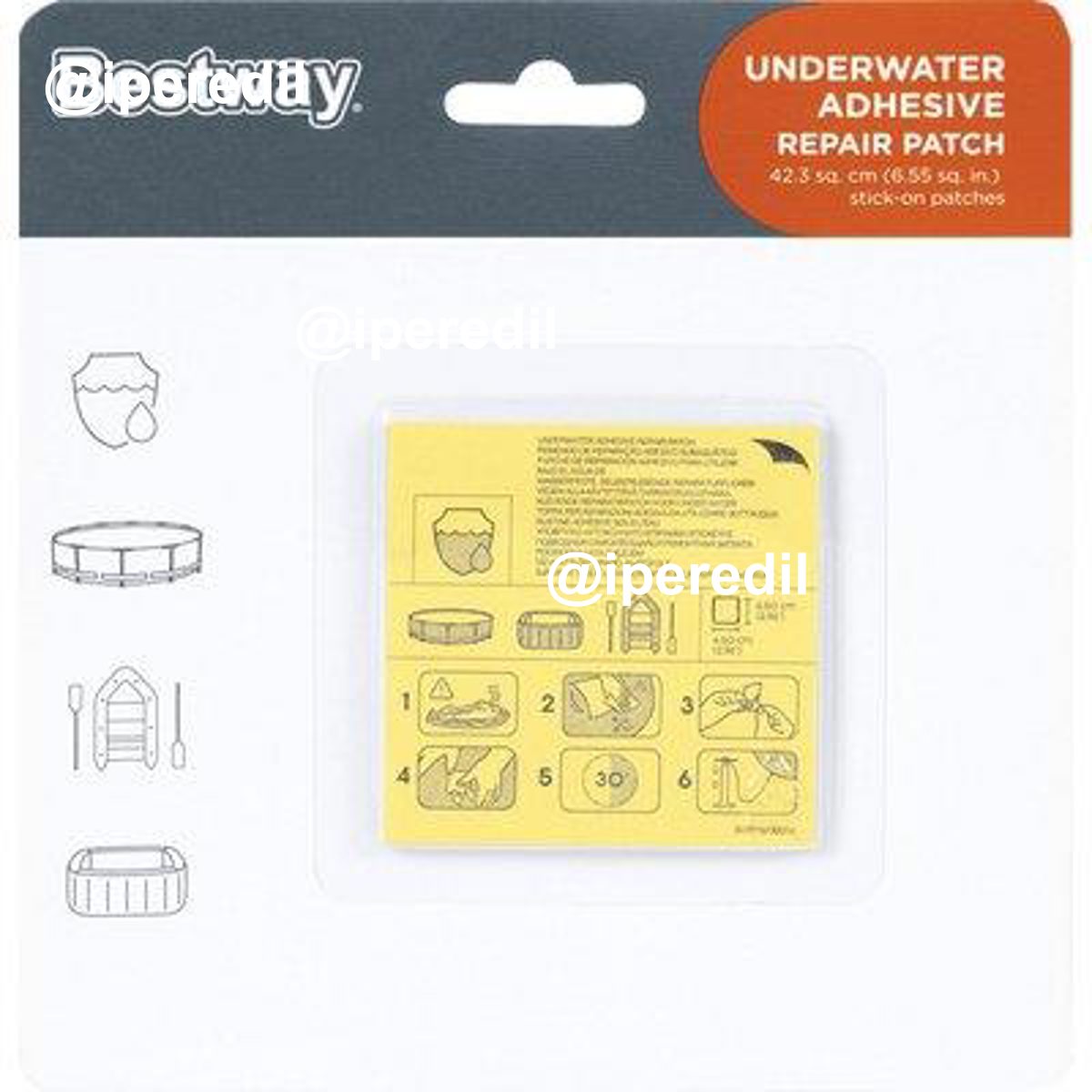 TOPPE PISCINA 62091 BESTWAY SUBACQUEA NR 10XCMQ 42,3 - 06110869