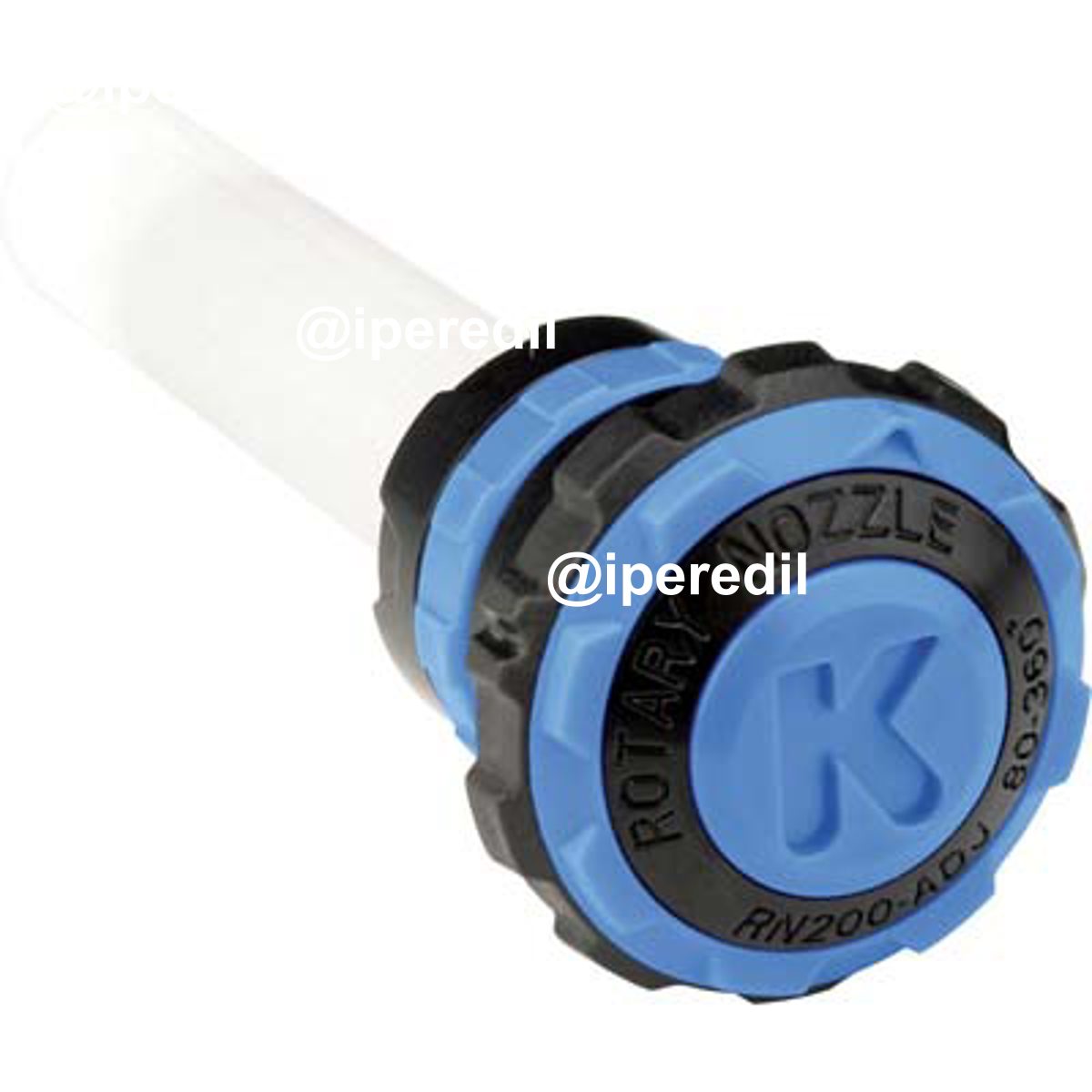 TESTINA IRRIGATORE POP-UP STATICO ROTARY K-RAIN BLU 80°-360° MT 5,2/6,4