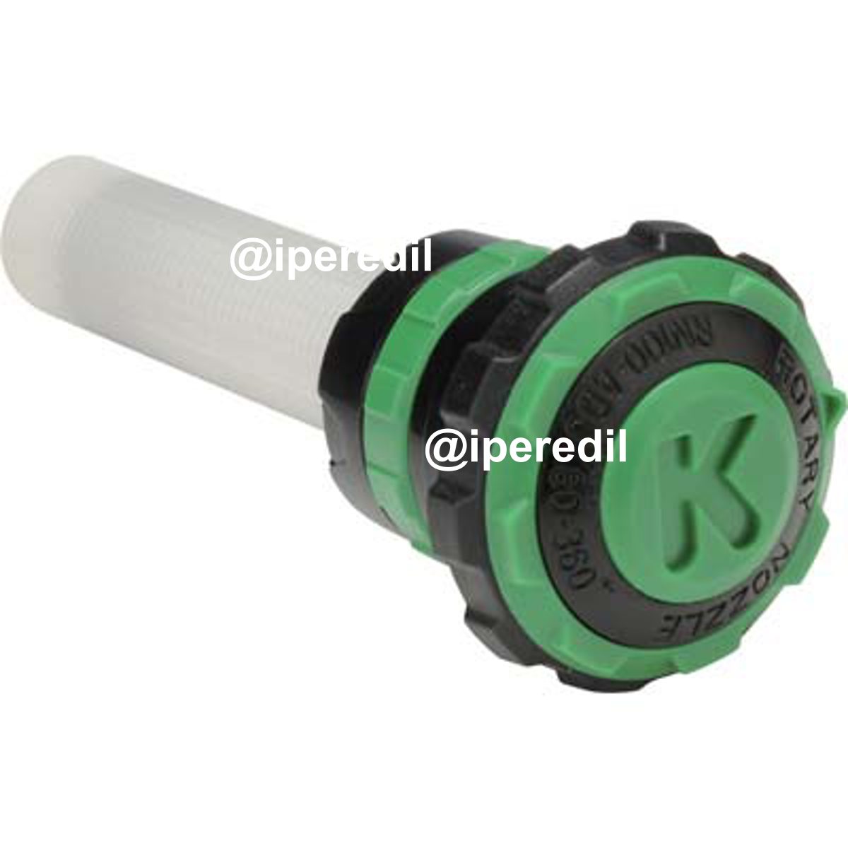 TESTINA IRRIGATORE POP-UP STATICO ROTARY K-RAIN VERDE 90°-270° MT 2,4/4,2