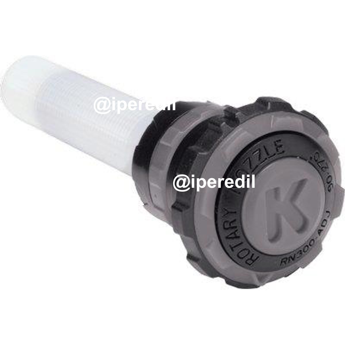 TESTINA IRRIGATORE POP-UP STATICO ROTARY K-RAIN GRIGIO 80°-360° MT 7,9/8,2