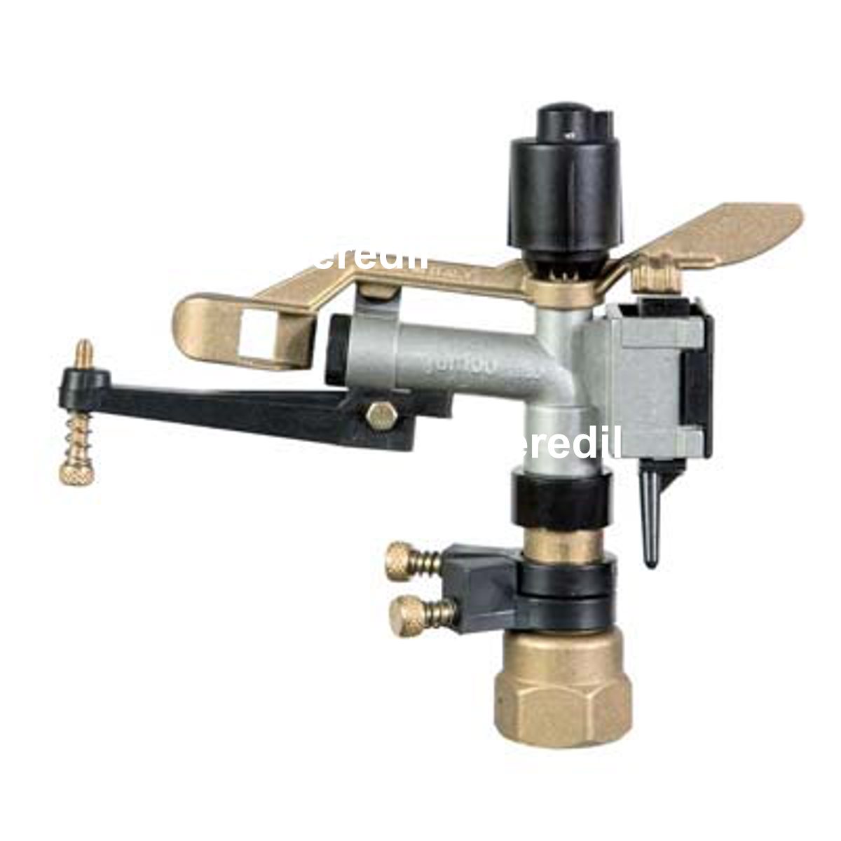 IRRIGATORE BATTENTE JUMBO TESO 6° SIME OTTONE SETTORE 1"F