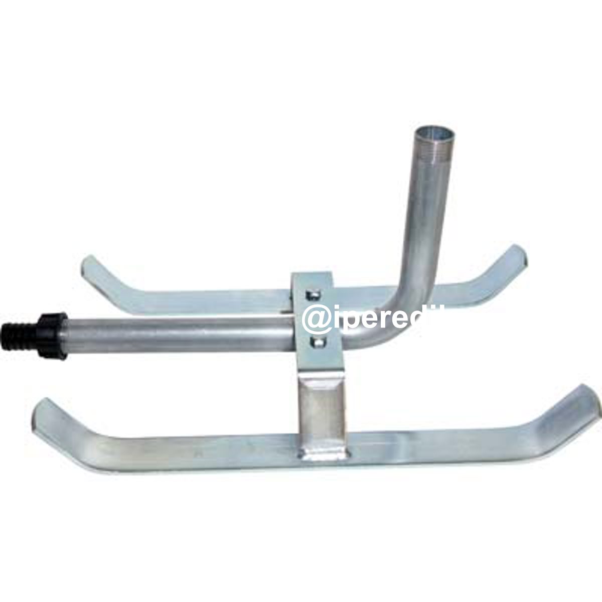 BASE A SLITTA IRRIGATORE MAXI ACCIAIO ZINCATO 1"M+PORTAGOMMA