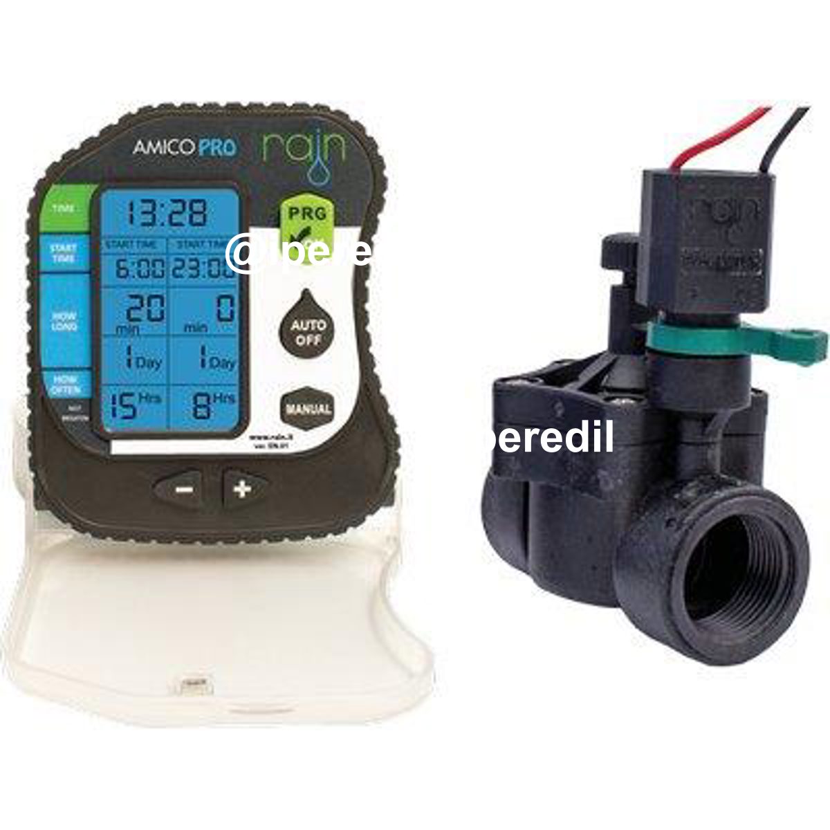 CENTRALINA IRRIGAZIONE AMICO PRO RAIN KIT X ESTERNO ZONE 1+ELETTR. 1" 2XSTILO AA VOLT 1,5