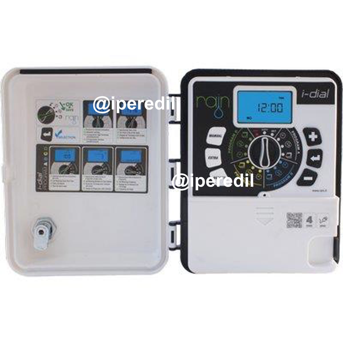 CENTRALINA IRRIGAZIONE I-DIAL ESTERNO RAIN ZONE 4 VOLT 220/24 TRASF INTERNO - 06180050