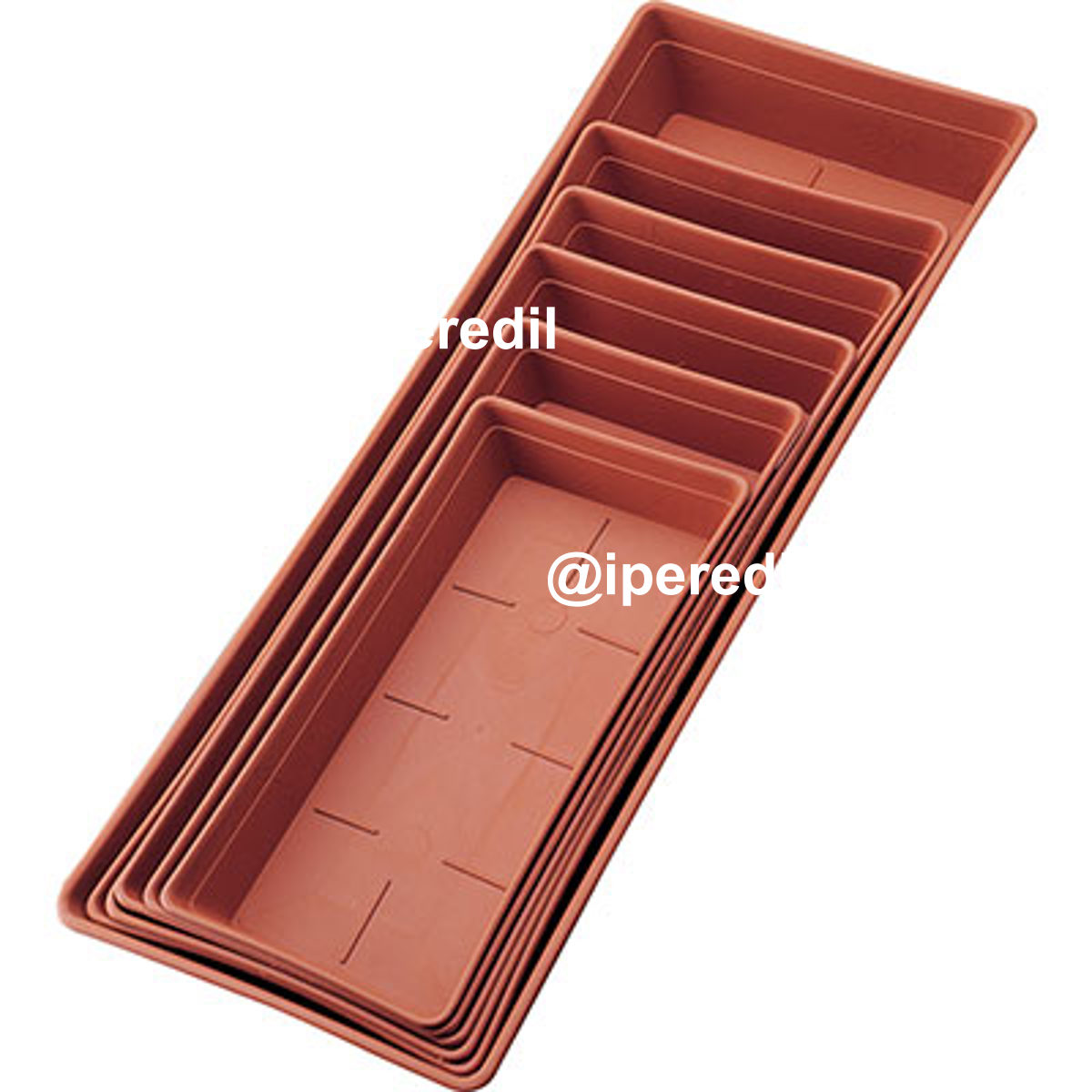 SOTTOCASSETTA BAMA PP TERRACOTTA CM 30X15 H.CM 5