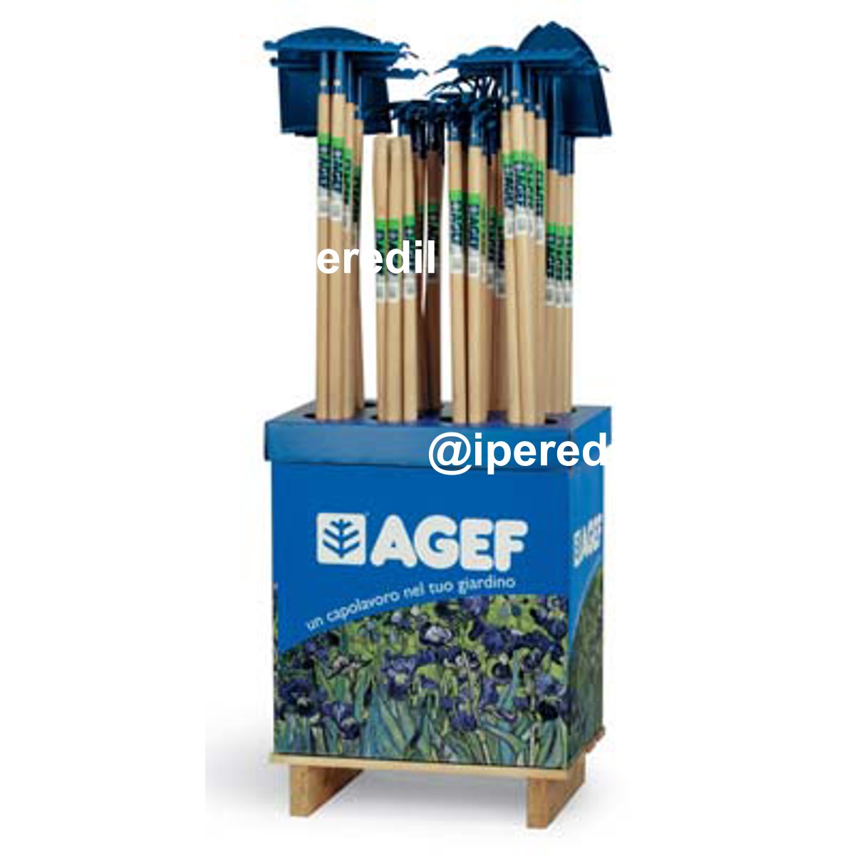 ATTREZZI GIARDINO MANICATI EXPO MINI AGEF CM 60X40 H.CM 165 CF=PZ 48