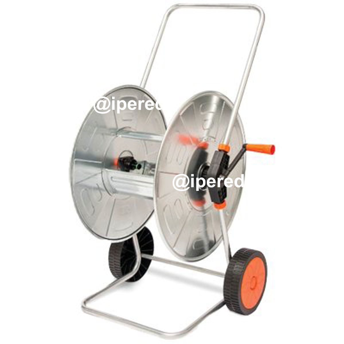 AVVOLGITUBO IRRIGAZIONE CARRELLATO AGRATI ACCIAIO ZINCATO RUOTE PLT X TUBO 1/2 MT 110