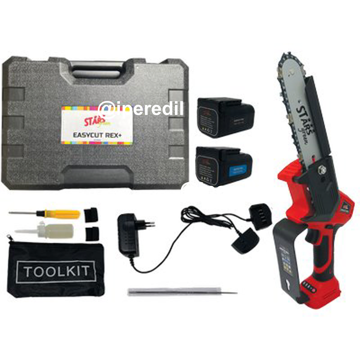SEGA MINI BATTERIA EASYCUT REX+ STARS 6" VOLT 16,8 AH 2,0+4,0 W 500 MM 152 + VALIGIA