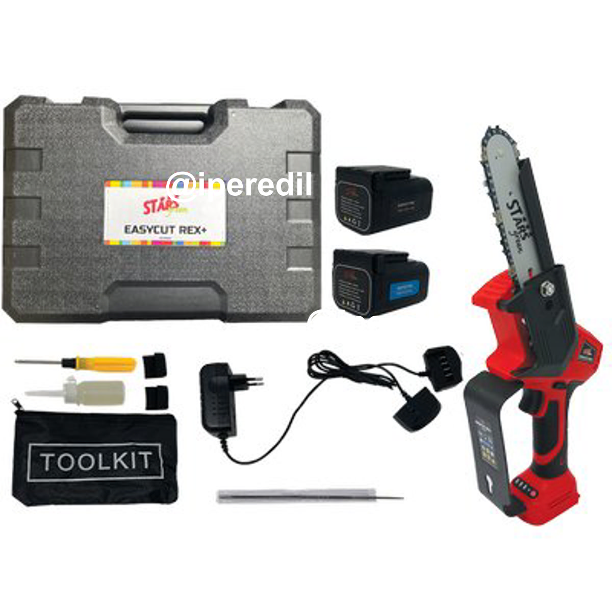 SEGA MINI BATTERIA EASYCUT REX+ STARS 5" VOLT 16,8 AH 2,0+4,0 W 500 MM 127 + VALIGIA
