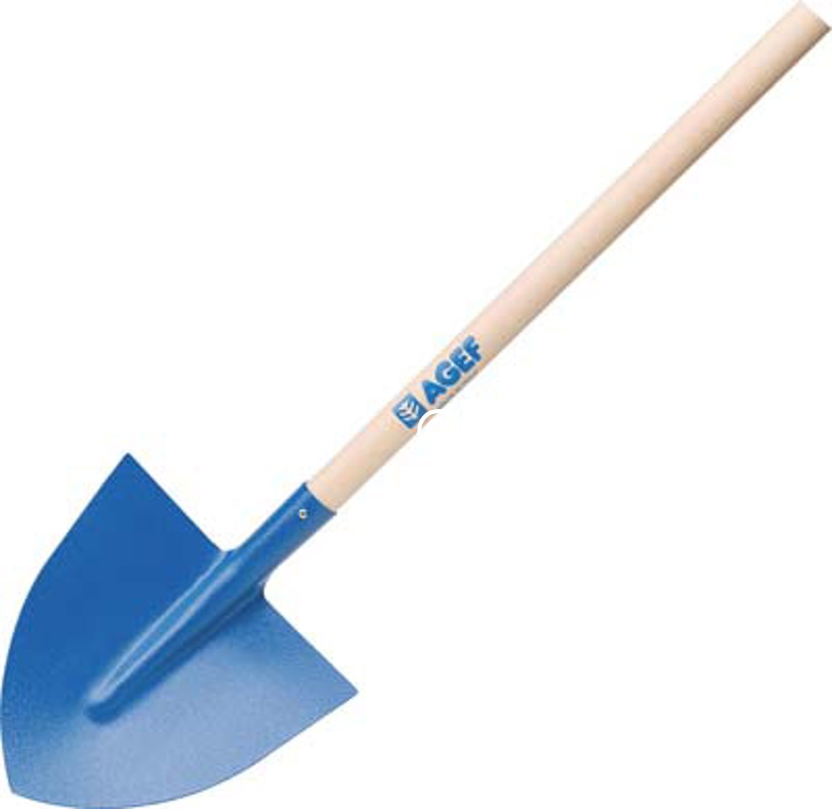 BADILETTO A PUNTA + M.LEGNO AGEF ACCIAIO/FAGGIO CM 21X21,5 H.CM 120