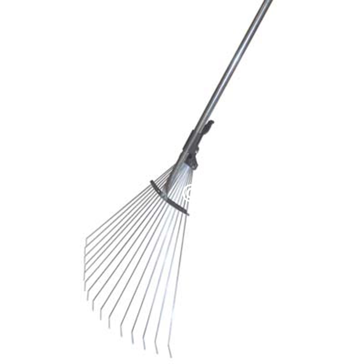 SCOPA GIARDINO A VENTAGLIO VELOX STARS ACCIAIO ZINC H.CM 151