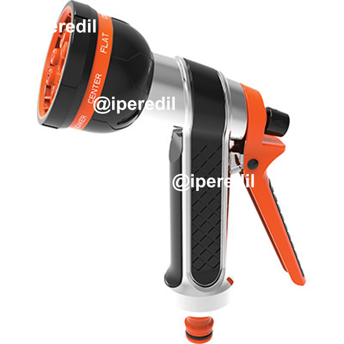 IDROPISTOLA MULTIFUNZIONE SILVER STARS INNESTO RAPIDO CORPO ALLUMINIO/GRIP SELF