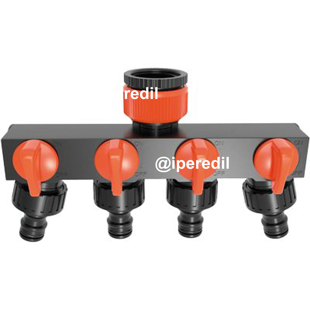 PRESA A RUBINETTO + 4 INNESTI RAPIDI STARS 3/4-1"F SELF